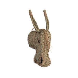 CABEZA DE BURRO TRENZADA A MANO POR ARTESANOS ESPAÑOLES